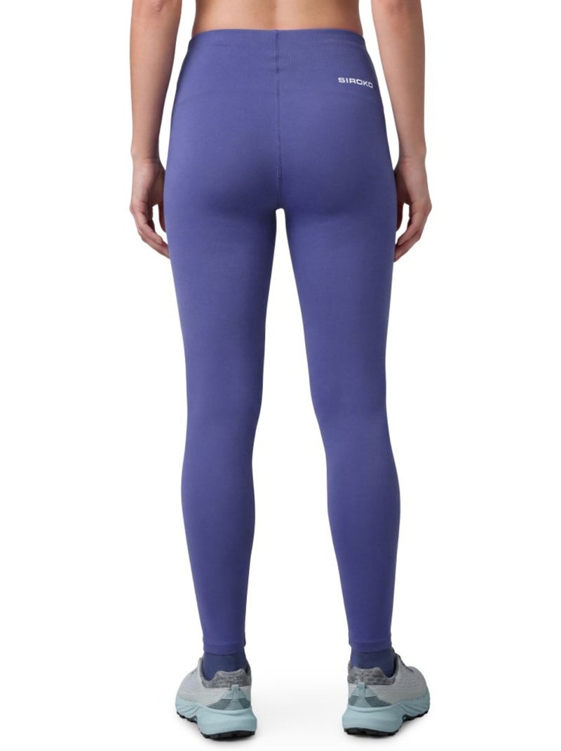 Pantalones largos elásticos trail running mujer mujer elbrus-w Azul - Kiabi
