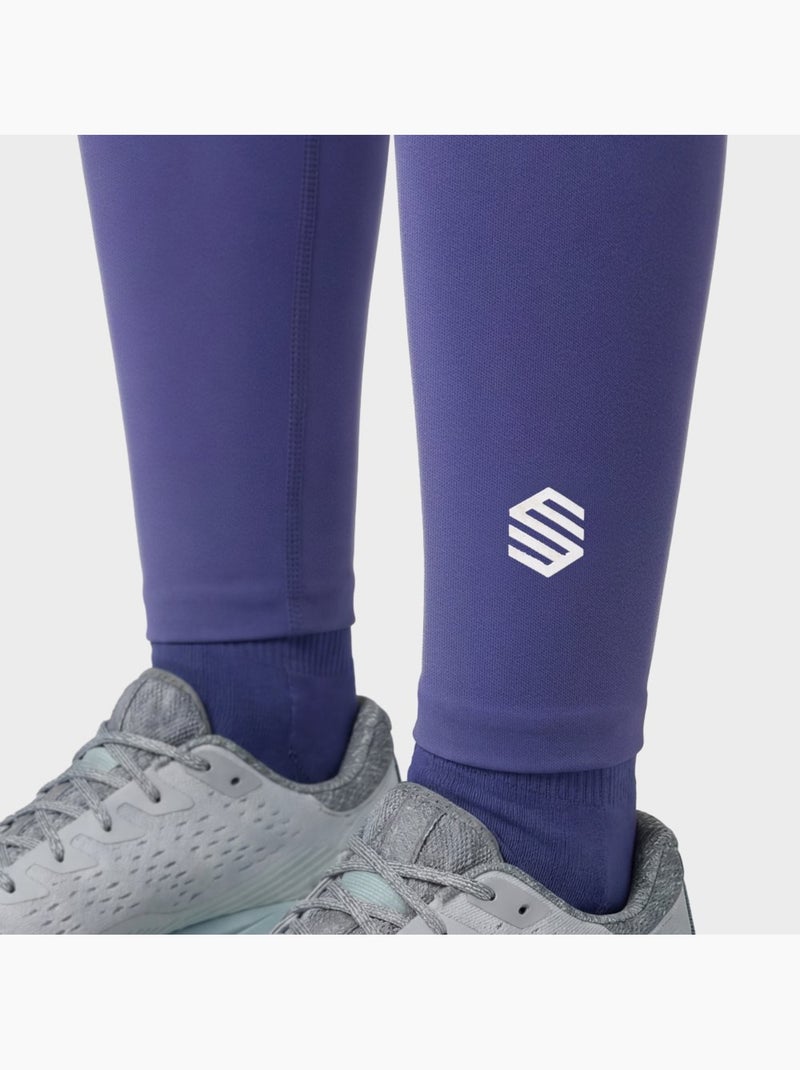 Pantalones largos elásticos trail running mujer mujer elbrus-w Azul - Kiabi