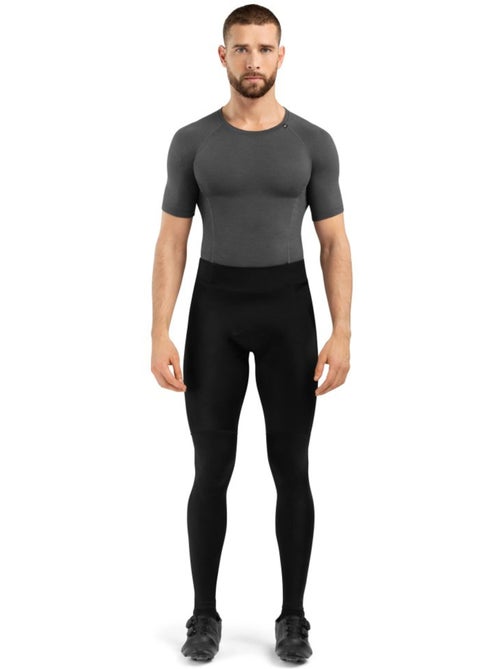 Pantalones largos térmicos ciclismo con badana hombre ciclismo hombre core spee - Kiabi