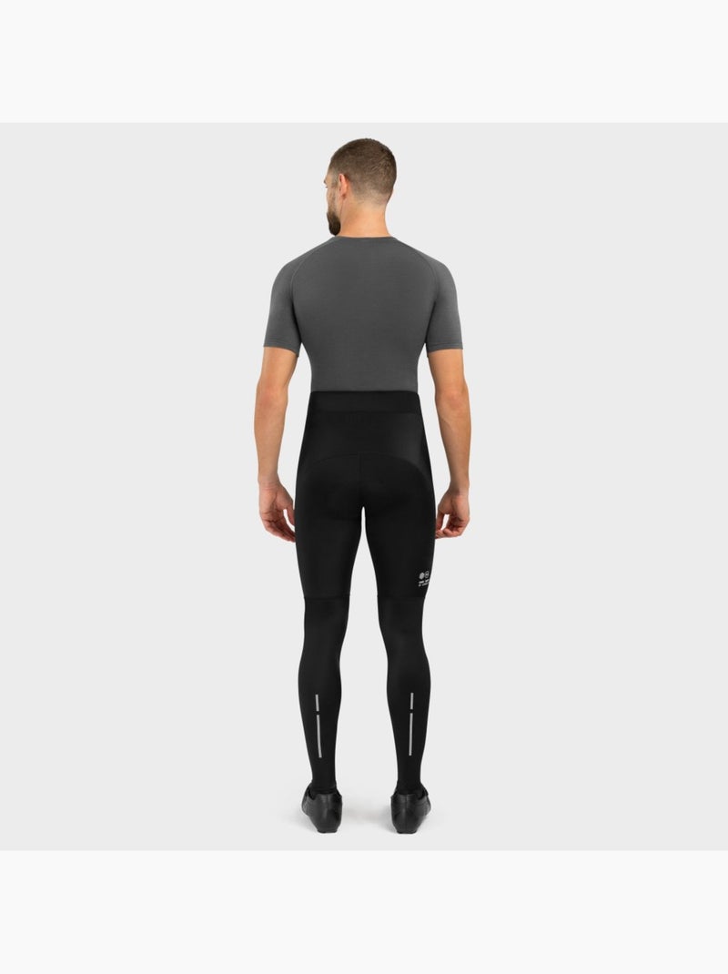Pantalones largos térmicos ciclismo con badana hombre ciclismo hombre core spee Negro - Kiabi