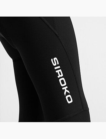 Pantalones largos térmicos ciclismo con badana niña ciclismo niños y niñas k