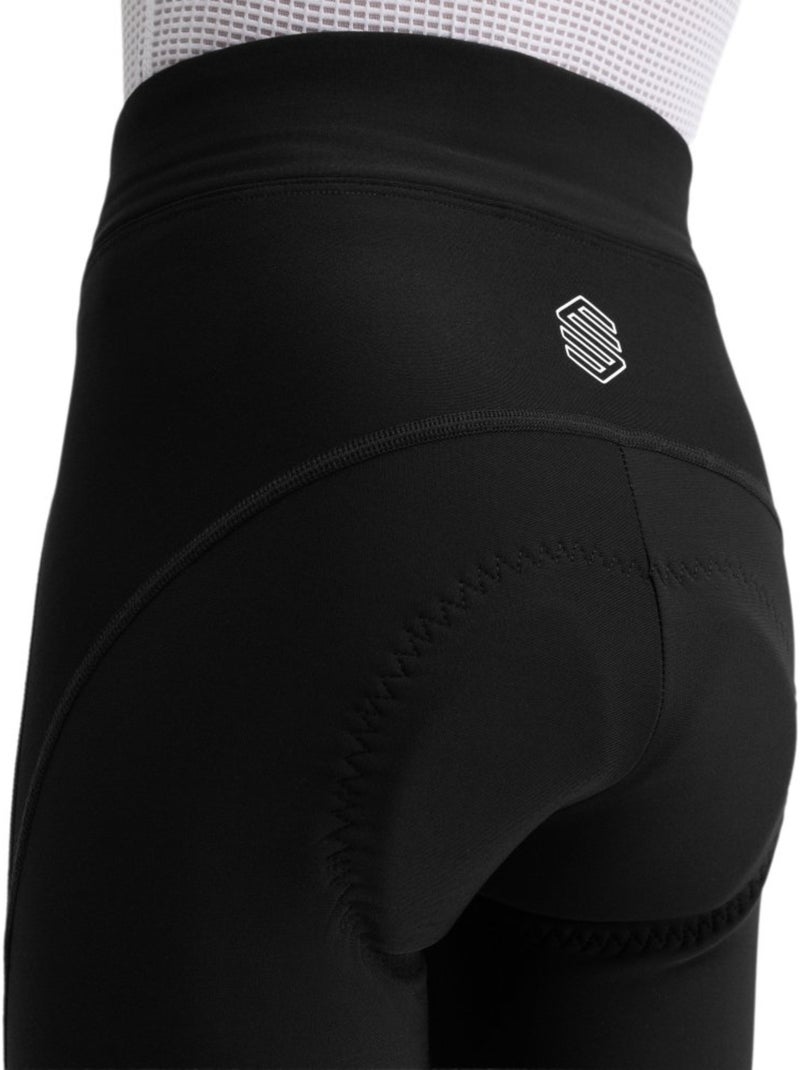 Pantalones largos térmicos ciclismo con badana niño ciclismo niños y niñas k Negro - Kiabi