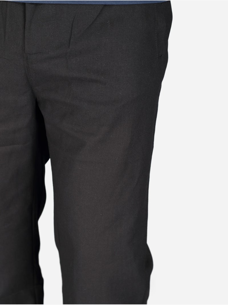 Pantalones lisos - Frilivin Negro - Kiabi