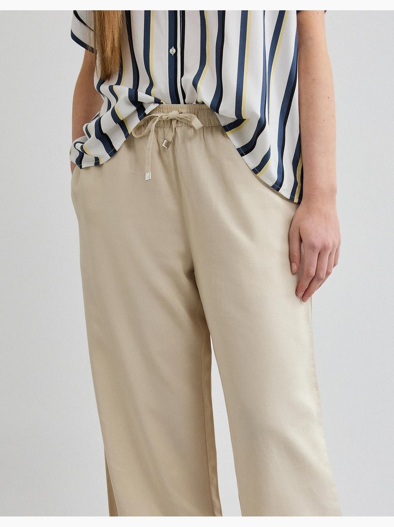 Pantalones Lyocell, MO Fashion Beige - Kiabi