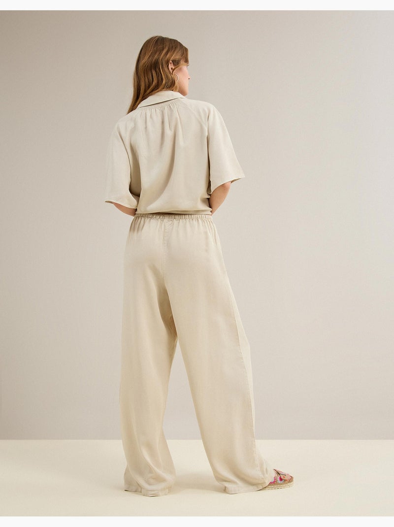 Pantalones Lyocell, MO Fashion Beige - Kiabi