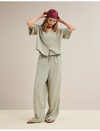Pantalones Lyocell, MO Fashion