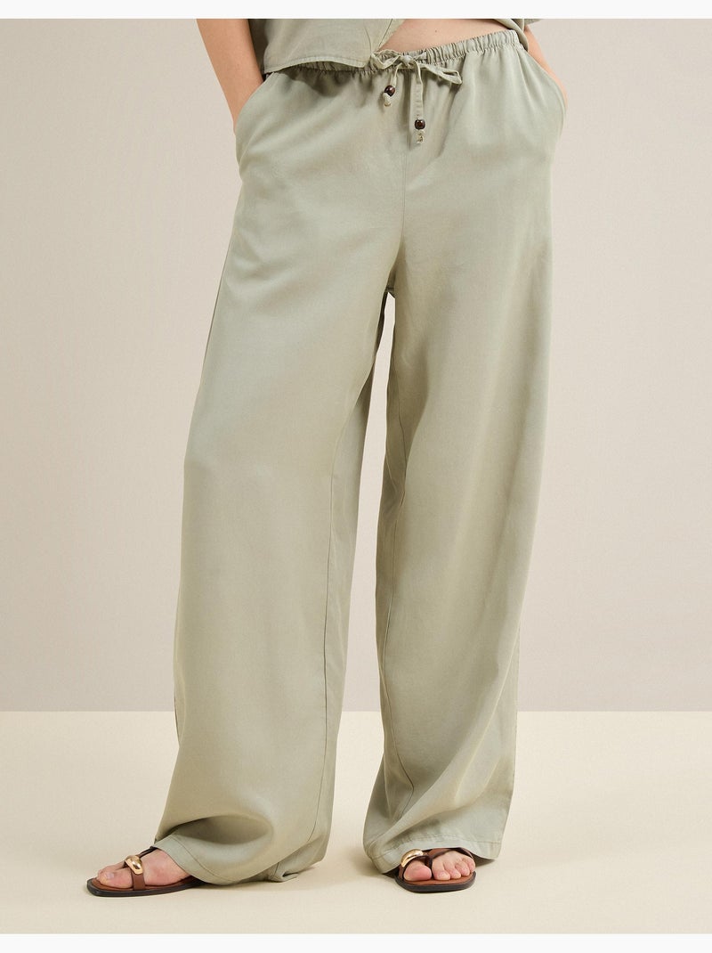 Pantalones Lyocell, MO Fashion Gris - Kiabi