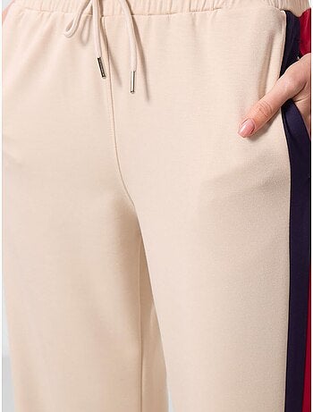 Pantalones palazzo a rayas con cintura con cordón tommy