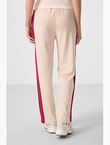 Pantalones palazzo a rayas con cintura con cordón tommy