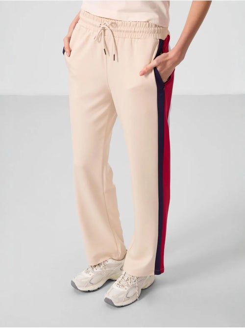 Pantalones palazzo a rayas con cintura con cordón tommy - Kiabi Pantalones palazzo a rayas con cintura con cordón tommy - Kiabi