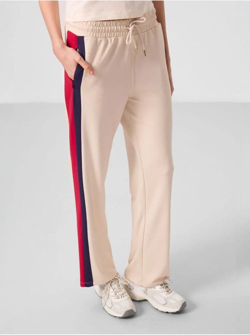 Pantalones palazzo a rayas con cintura con cordón tommy - Kiabi Pantalones palazzo a rayas con cintura con cordón tommy - Kiabi