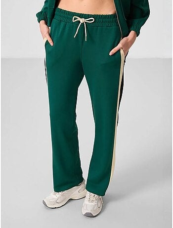 Pantalones palazzo a rayas con cintura con cordón tommy