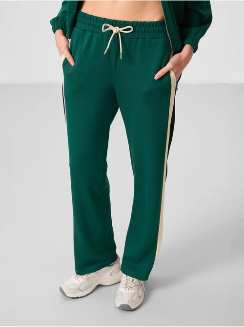 Pantalones palazzo a rayas con cintura con cordón tommy - Kiabi Pantalones palazzo a rayas con cintura con cordón tommy - Kiabi