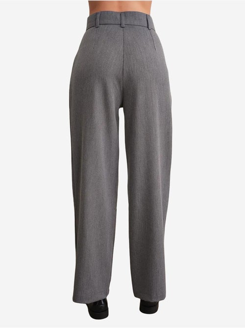 Pantalones palazzo de cintura alta con bolsillos mixray - Kiabi Pantalones palazzo de cintura alta con bolsillos mixray - Kiabi