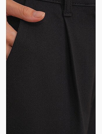 Pantalones palazzo de cintura alta con bolsillos mixray