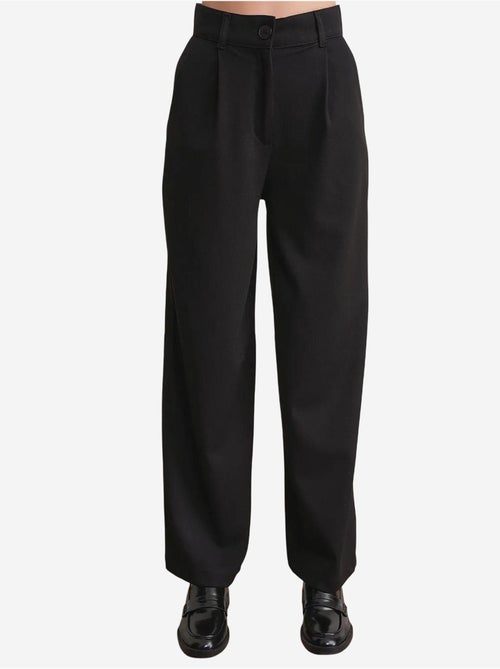 Pantalones palazzo de cintura alta con bolsillos mixray - Kiabi Pantalones palazzo de cintura alta con bolsillos mixray - Kiabi