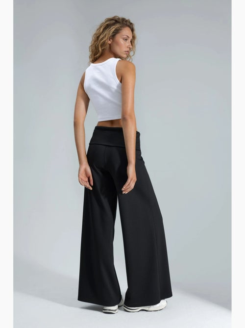 Pantalones palazzo de cintura alta hiccup - Kiabi