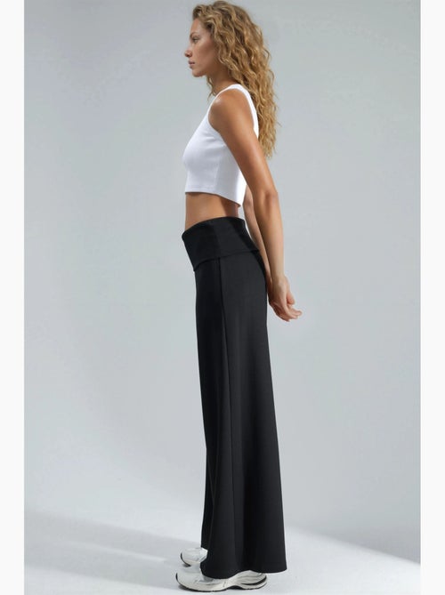Pantalones palazzo de cintura alta hiccup - Kiabi