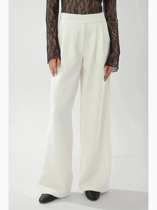 Pantalones palazzo de cintura alta y pierna ancha hiccup - Kiabi
