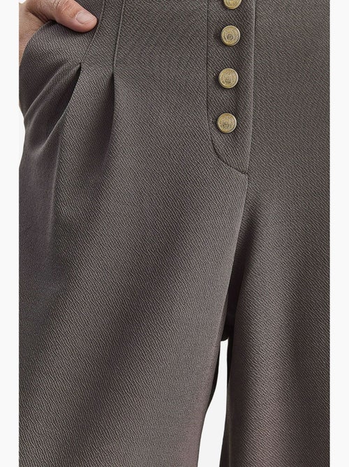 Pantalones palazzo de mezclilla de cintura alta y pierna ancha lucci - Kiabi