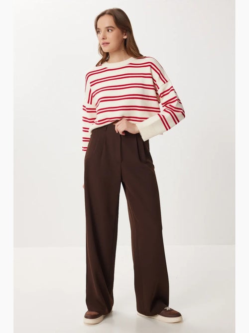Pantalones palazzo de tiro alto y pernera ancha istanbul - Kiabi Pantalones palazzo de tiro alto y pernera ancha istanbul - Kiabi
