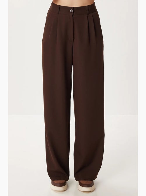 Pantalones palazzo de tiro alto y pernera ancha istanbul - Kiabi Pantalones palazzo de tiro alto y pernera ancha istanbul - Kiabi