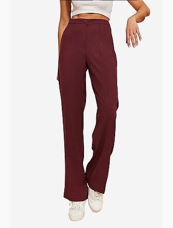 Pantalones palazzo de tiro alto y pernera ancha lucci