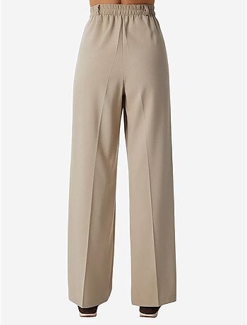 Pantalones palazzo plisados con cierre de cremallera estambul istanbul