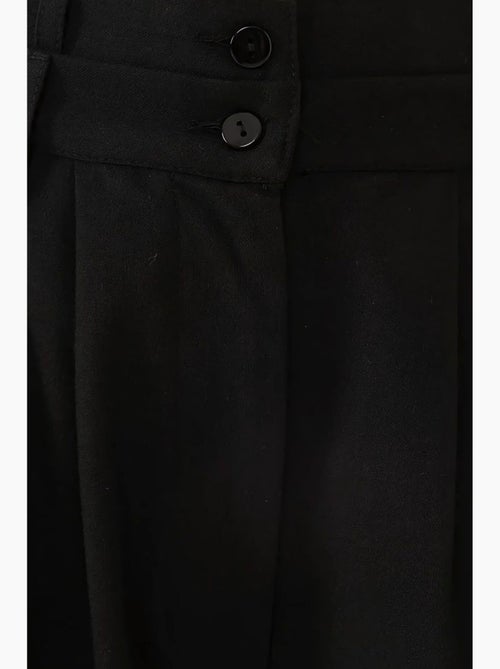 Pantalones palazzo plisados de cintura alta hiccup - Kiabi