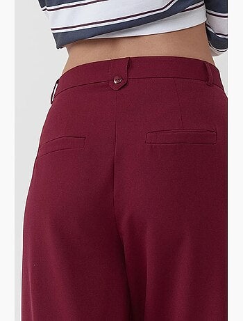 Pantalones palazzo plisados de cintura alta hiccup