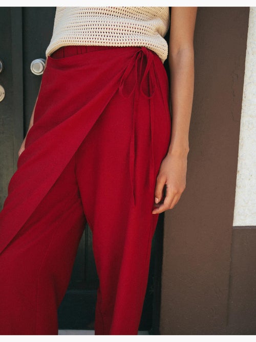 Pantalones pareo de lino, mo fashion - Kiabi Pantalones pareo de lino, mo fashion - Kiabi