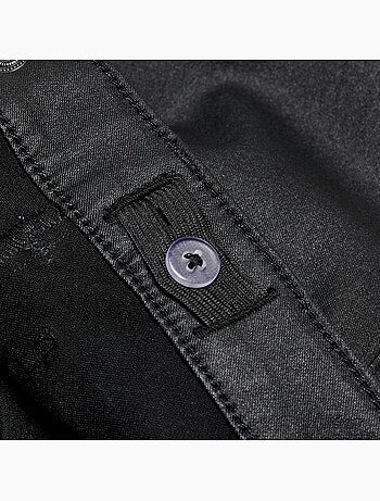 Pantalones pitillo efecto piel para niña Pim