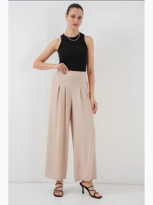 Pantalones plisados de pierna ancha bdart - Kiabi