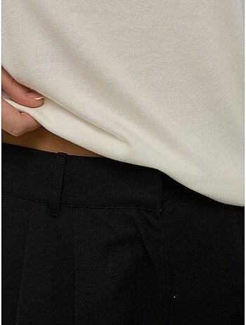 Pantalones plisados de pierna ancha hiccup