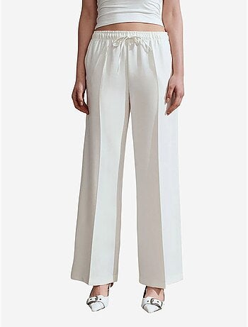Pantalones pull-on de pernera ancha dilvin