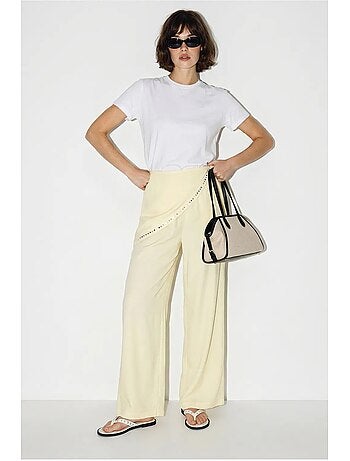 Pantalones pull-on de pernera ancha lucci