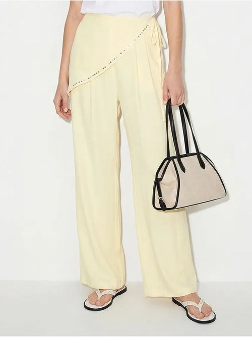 Pantalones pull-on de pernera ancha lucci - Kiabi