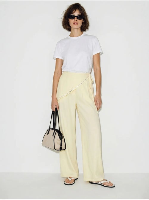 Pantalones pull-on de pernera ancha lucci - Kiabi