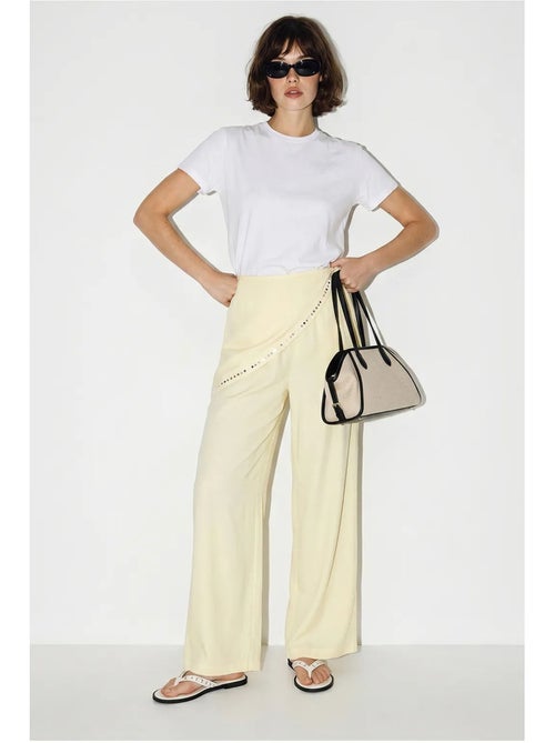 Pantalones pull-on de pernera ancha lucci - Kiabi
