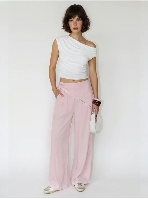Pantalones pull-on de pernera ancha lucci - Kiabi Pantalones pull-on de pernera ancha lucci - Kiabi