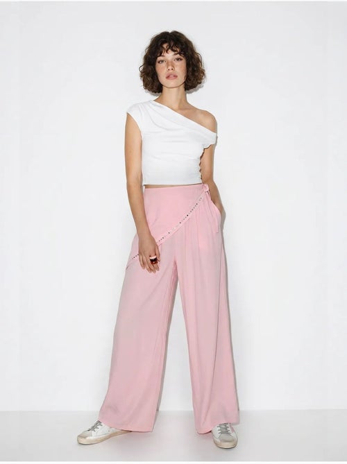 Pantalones pull-on de pernera ancha lucci - Kiabi Pantalones pull-on de pernera ancha lucci - Kiabi