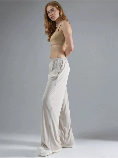 Pantalones rectos con cintura elástica busem - Kiabi Pantalones rectos con cintura elástica busem - Kiabi