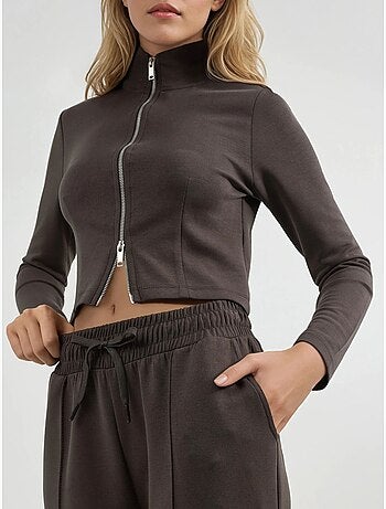 Pantalones rectos con cintura elástica busem