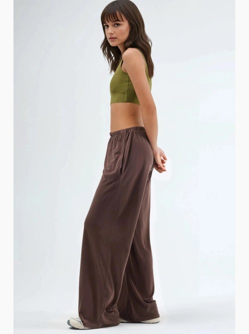 Pantalones rectos con cintura elástica busem - Kiabi