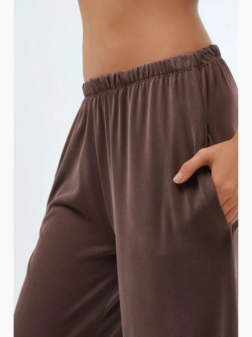 Pantalones rectos con cintura elástica busem - Kiabi