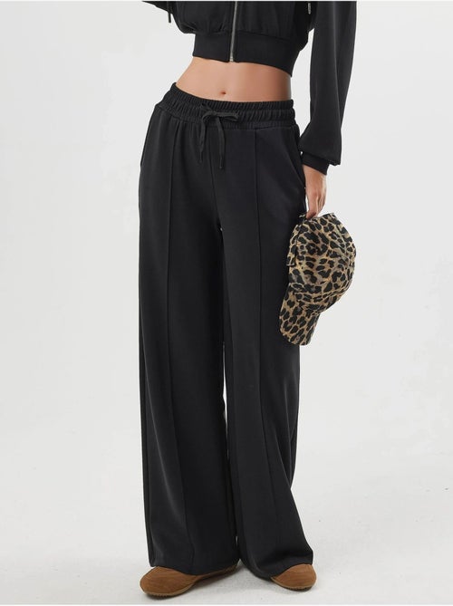 Pantalones rectos con cintura elástica busem - Kiabi Pantalones rectos con cintura elástica busem - Kiabi