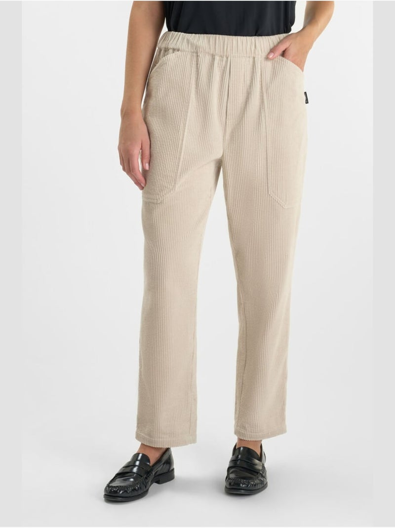 Pantalones rectos CORDO Beige - Kiabi