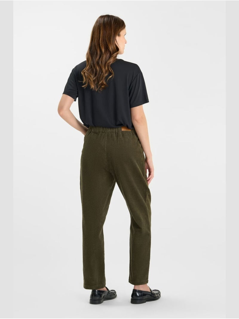 Pantalones rectos CORDO Caqui - Kiabi