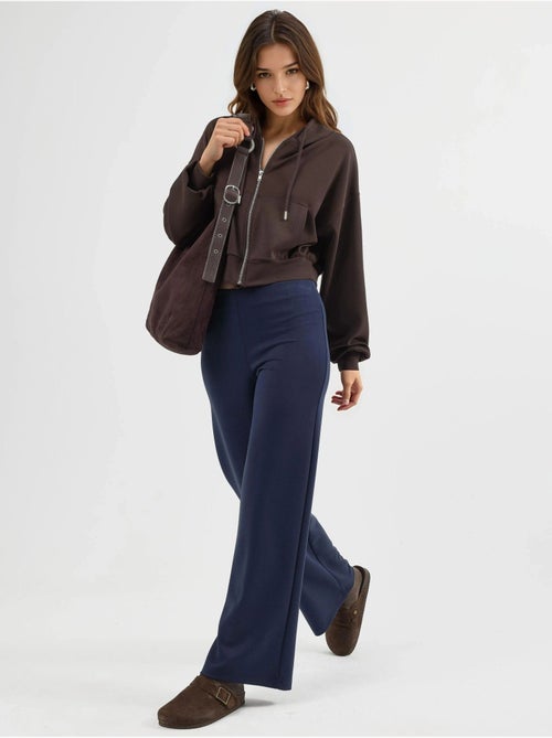 Pantalones rectos de cintura alta busem - Kiabi