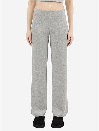 Pantalones rectos de cintura alta busem
